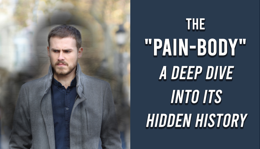 Feature image for the article "Eckhart Tolle’s “Pain-Body”: A Deep Dive into its Hidden History"